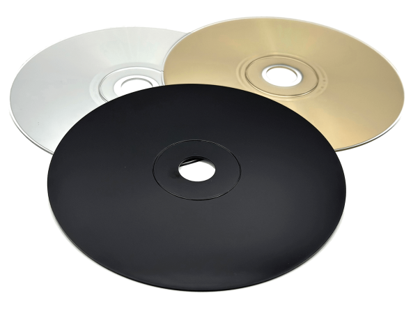 Gold- Silber- und Schwarze Audio-CD